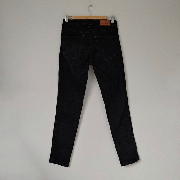 Sezane Perfect Slim Jeans Organic Cotton Black Size 30 - Picture 6 of 16